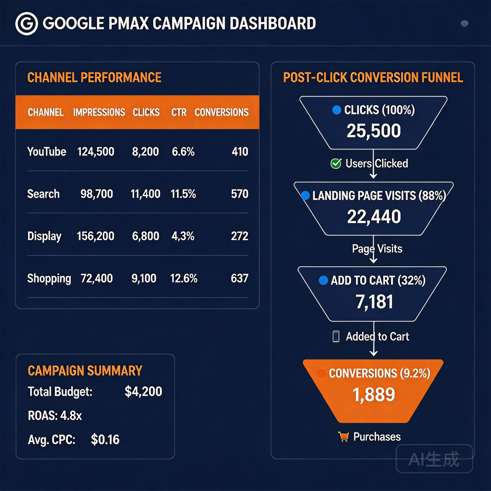 Google PMax 广告点击后转化优化 2026