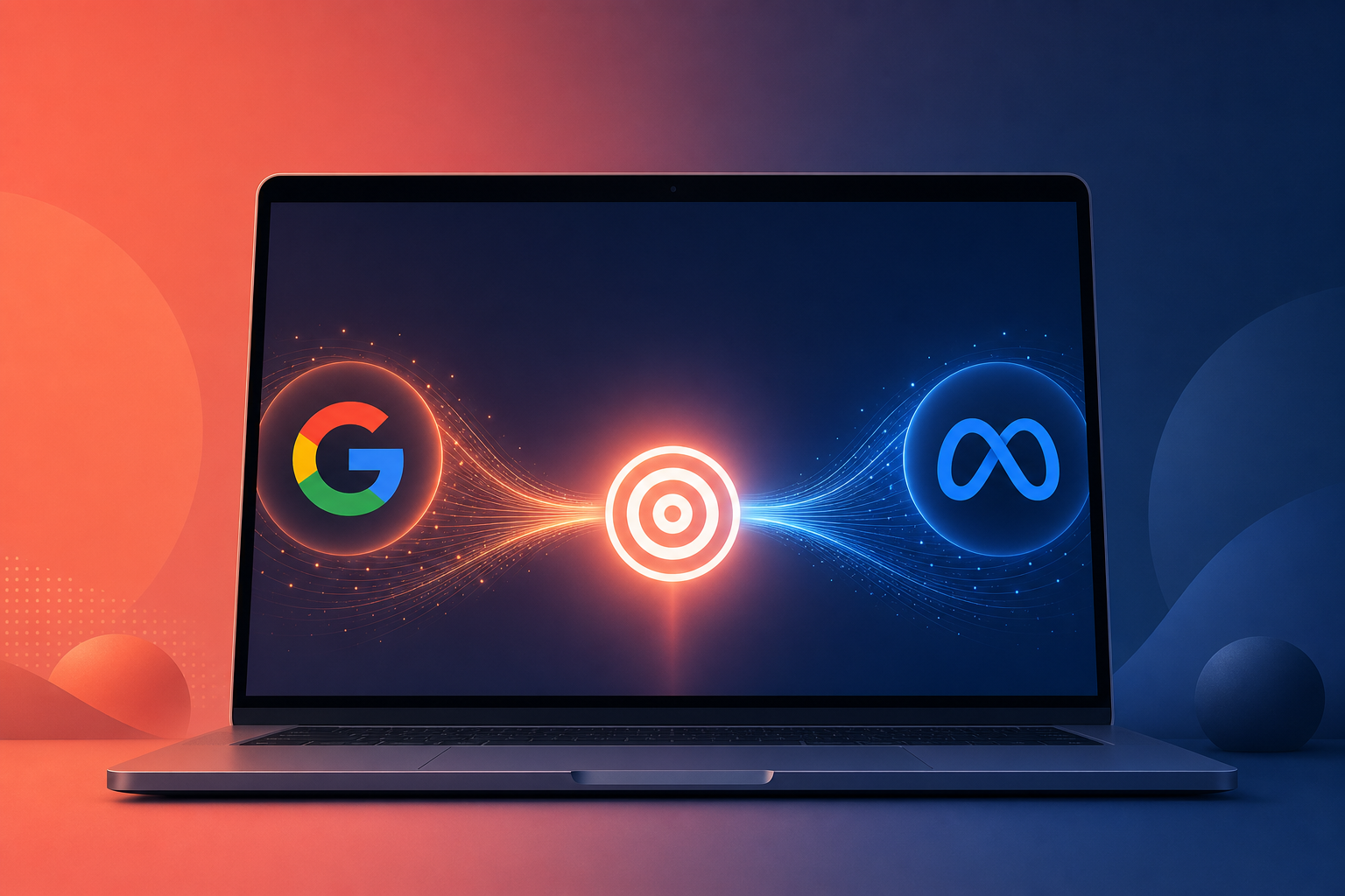 Cross-platform advertising strategy Google and Meta